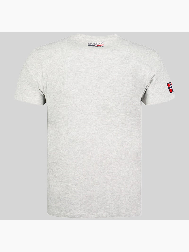 T-shirt jurbank – geographical norway Lichtgrijs - Kiabi