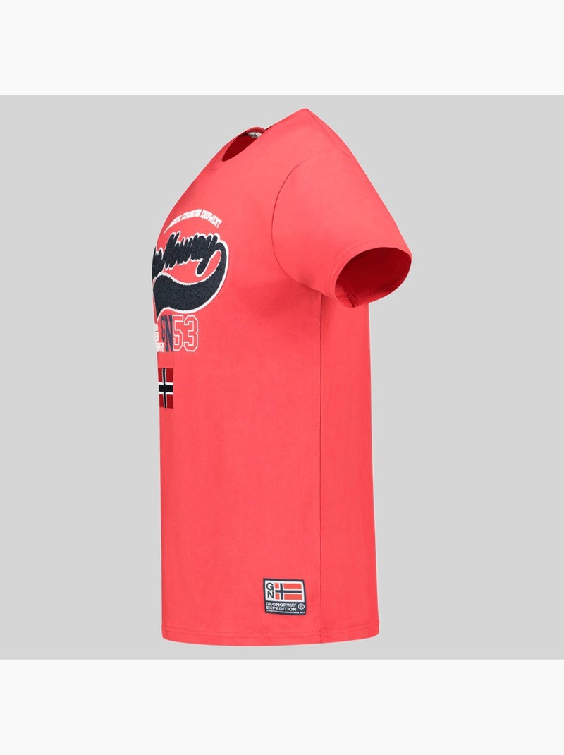T-shirt jurbank – geographical norway Rouge - Kiabi