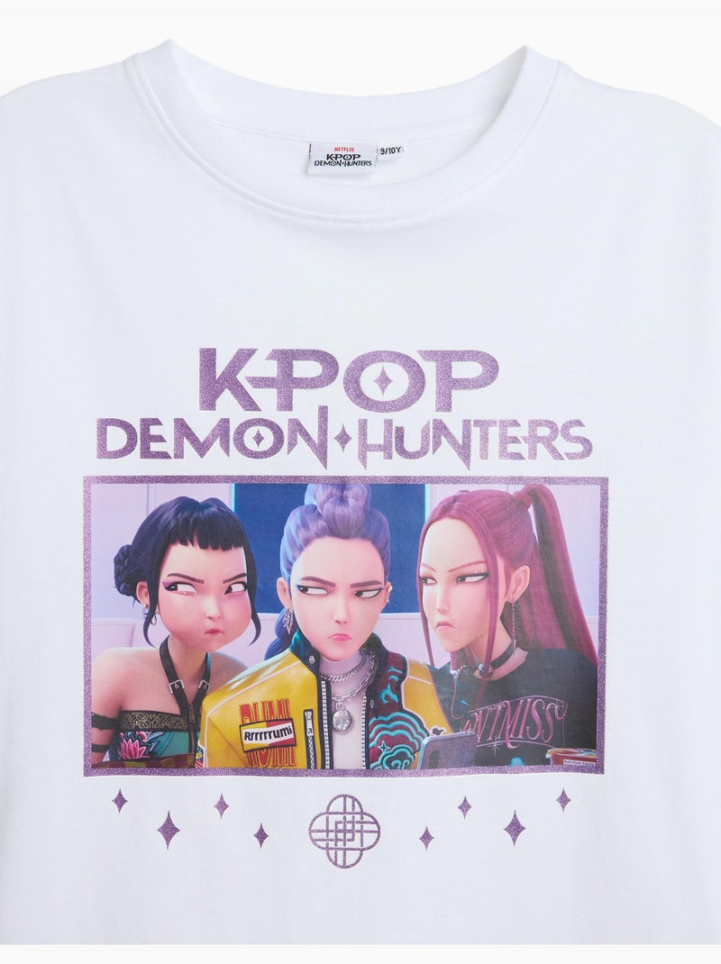 T-shirt « k-pop chasseurs de démons », mo fashion Blanc - Kiabi