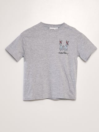 T-shirt 'Keith Haring' à col rond