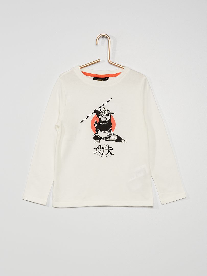 T-shirt 'Kung Fu Panda' WIT - Kiabi