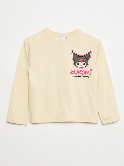 T-shirt 'Kuromi' 'Hellokitty&friends' en jersey coton - Kiabi