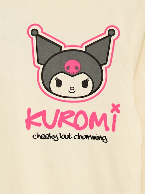 T-shirt 'Kuromi' 'Hellokitty&friends' en jersey coton - Kiabi
