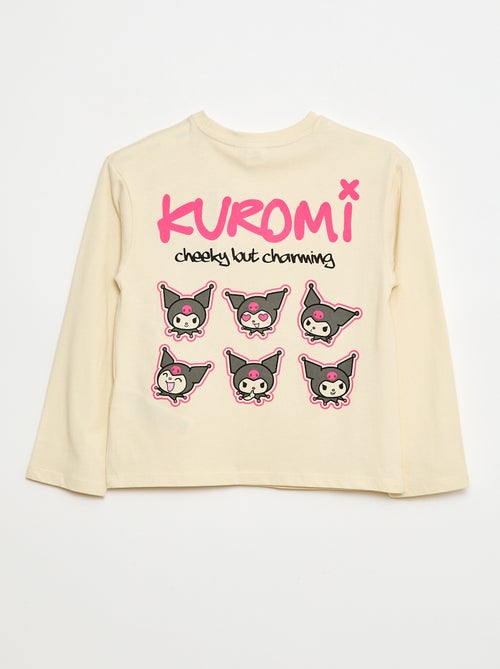 T-shirt 'Kuromi' 'Hellokitty&friends' en jersey coton - Kiabi