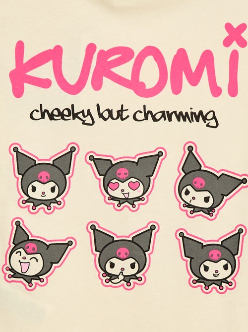 T-shirt 'Kuromi' 'Hellokitty&friends' en jersey coton - Kiabi