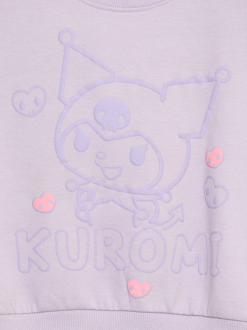 T-shirt 'Kuromi' met lange mouwen Rose - Kiabi