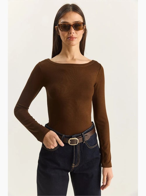 T-shirt lange mouwen basic aansluitend lucci - Kiabi T-shirt lange mouwen basic aansluitend lucci - Kiabi