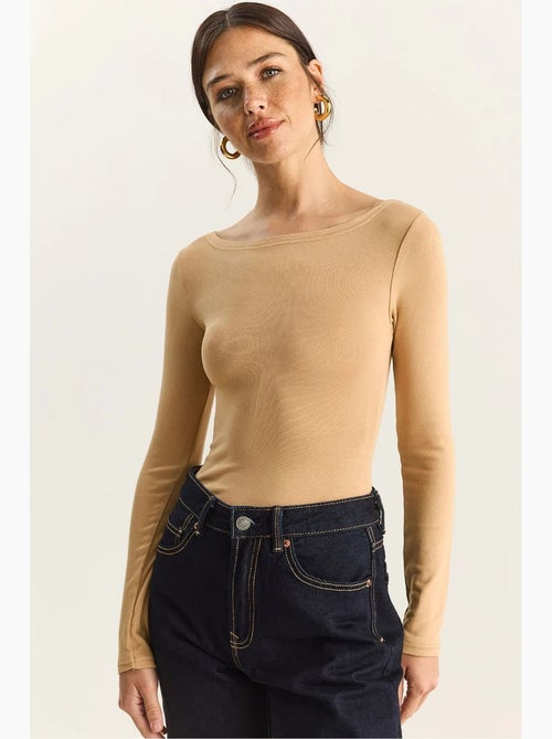 T-shirt lange mouwen basic aansluitend lucci - Kiabi T-shirt lange mouwen basic aansluitend lucci - Kiabi