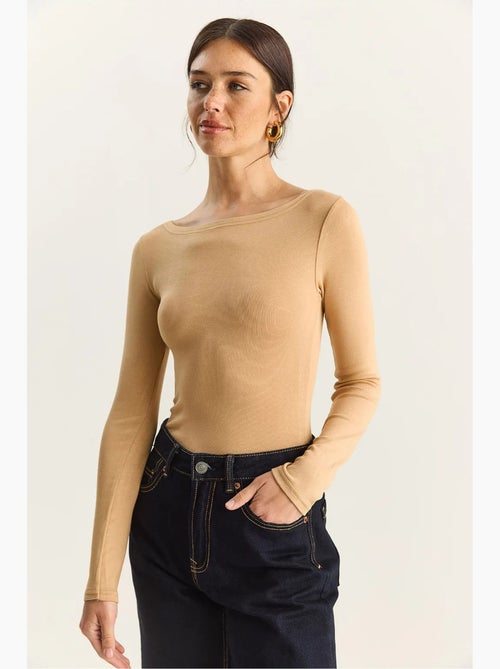 T-shirt lange mouwen basic aansluitend lucci - Kiabi T-shirt lange mouwen basic aansluitend lucci - Kiabi