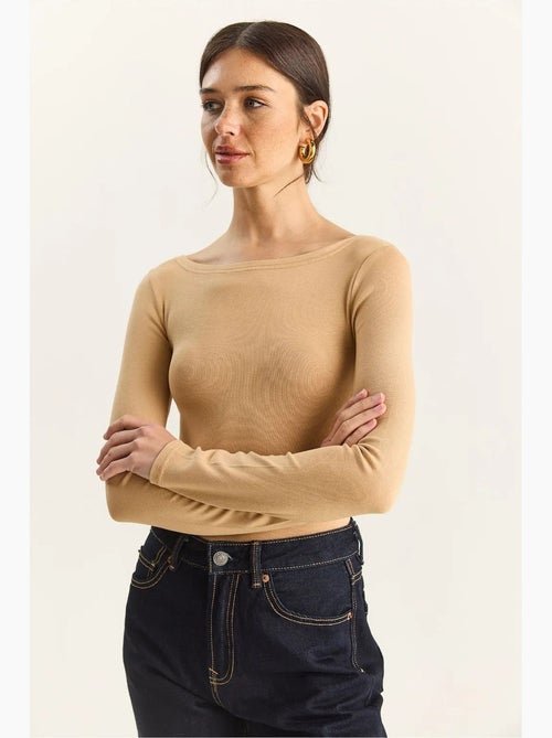 T-shirt lange mouwen basic aansluitend lucci - Kiabi T-shirt lange mouwen basic aansluitend lucci - Kiabi