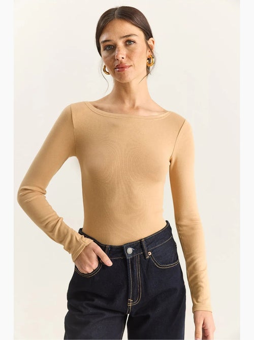 T-shirt lange mouwen basic aansluitend lucci - Kiabi T-shirt lange mouwen basic aansluitend lucci - Kiabi