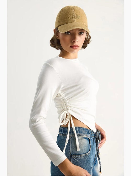 T-shirt lange mouwen basic asymmetrische zoom lucci - Kiabi T-shirt lange mouwen basic asymmetrische zoom lucci - Kiabi