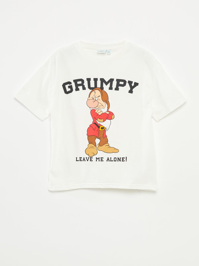 T-shirt 'Les 7 nains' 'Disney' BLANC - Kiabi