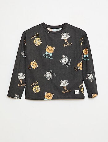 T-shirt 'Les Aristochats' 'Disney' à manches longues