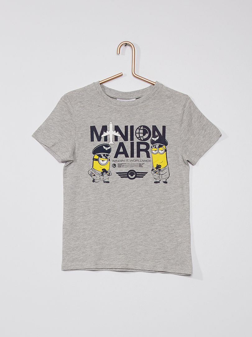 T-shirt 'Les Minions' gris - Kiabi