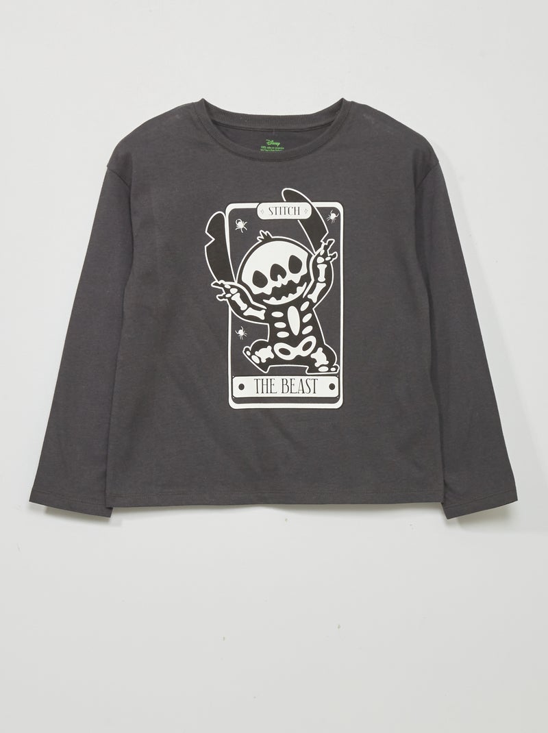 T-shirt 'Lilo et Stitch' de 'Disney' - Halloween Gris - Kiabi