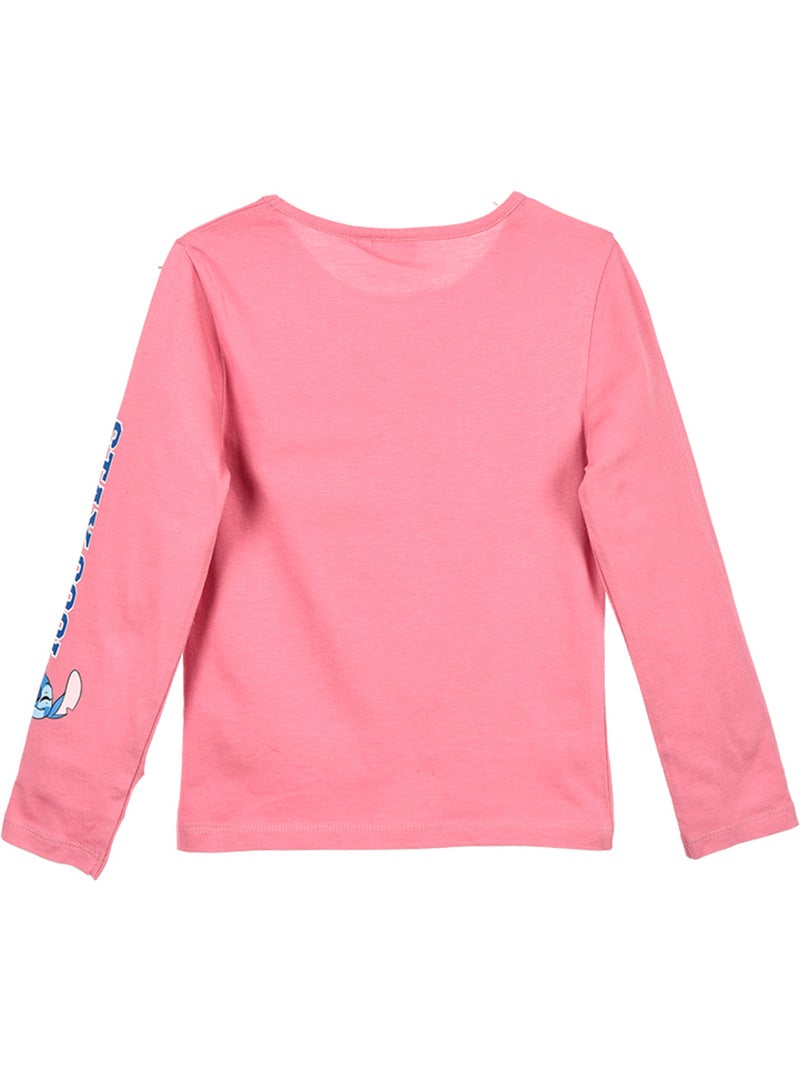 T-shirt lilo & stitch   | licence officielle Rose - Kiabi