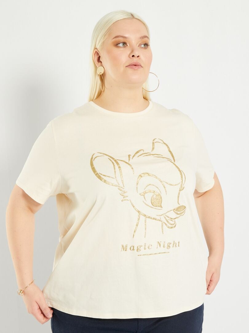 T-shirt 'Lilo & Stitch' WIT - Kiabi