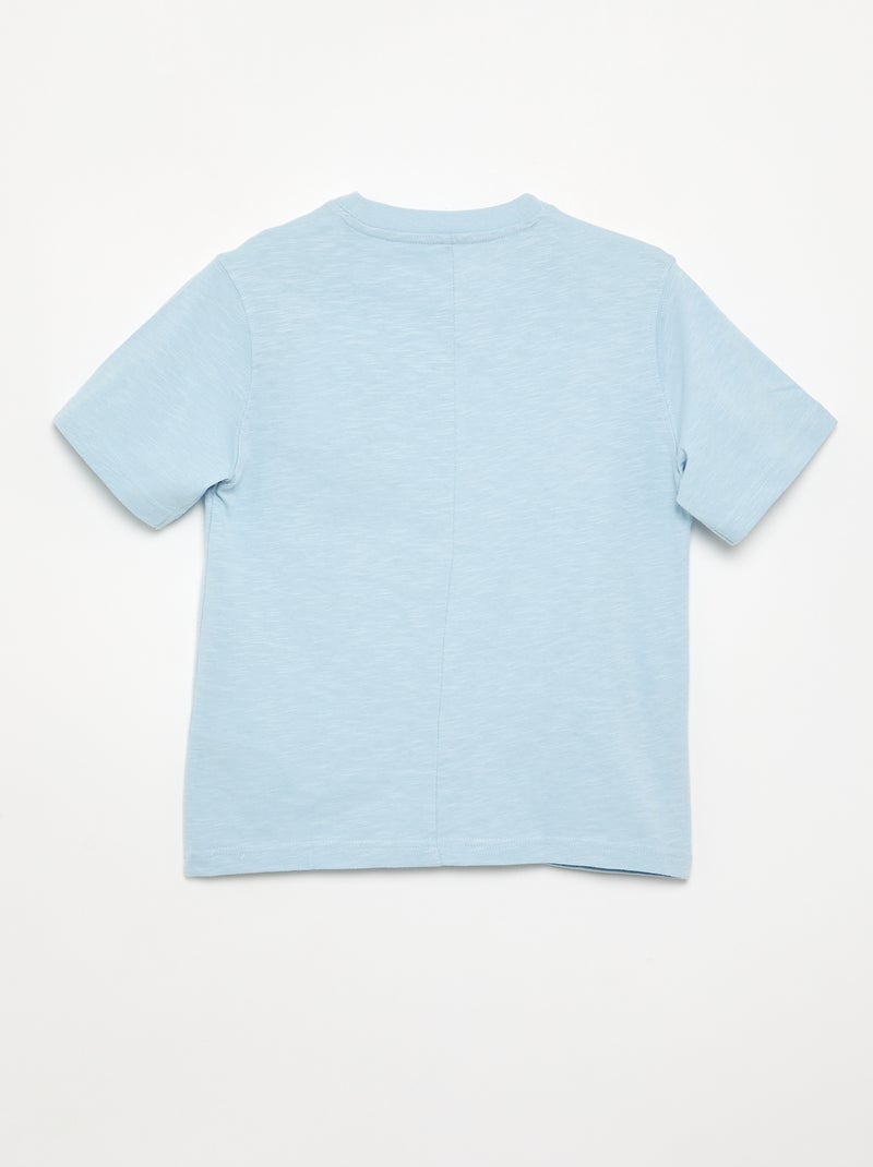 T-shirt loose Bleu - Kiabi