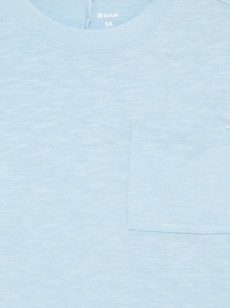 T-shirt loose fit Blauw - Kiabi