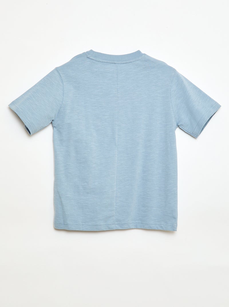 T-shirt loose fit Blauw - Kiabi