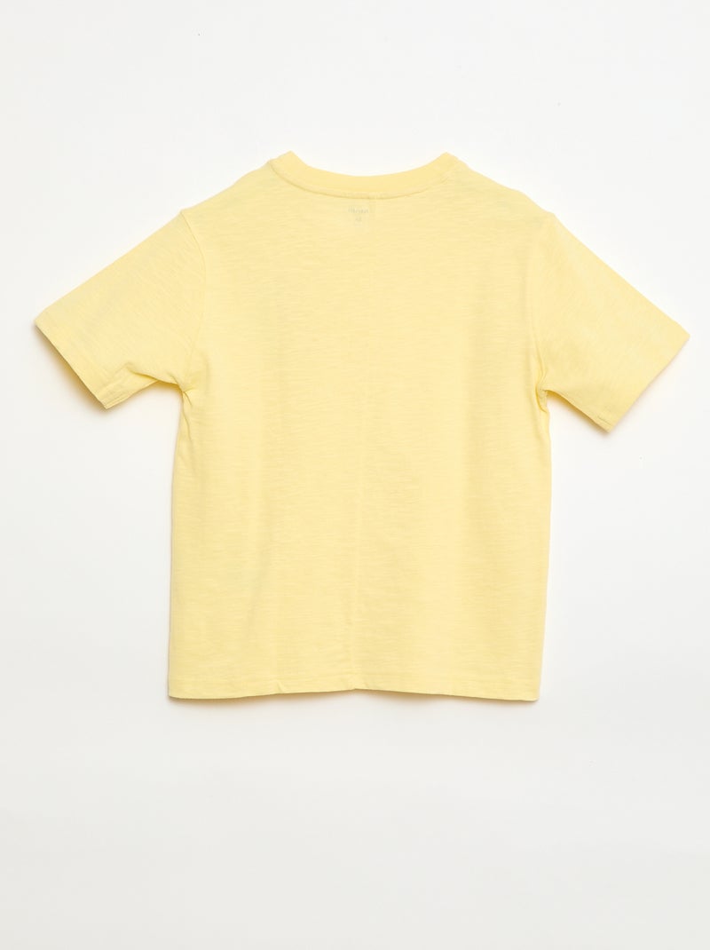 T-shirt loose fit Geel - Kiabi