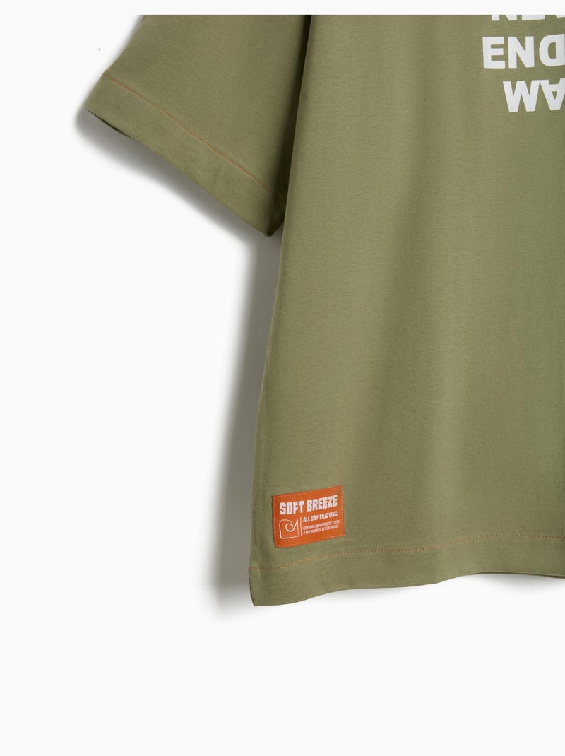T-shirt loose fit, MO Fashion Vert - Kiabi