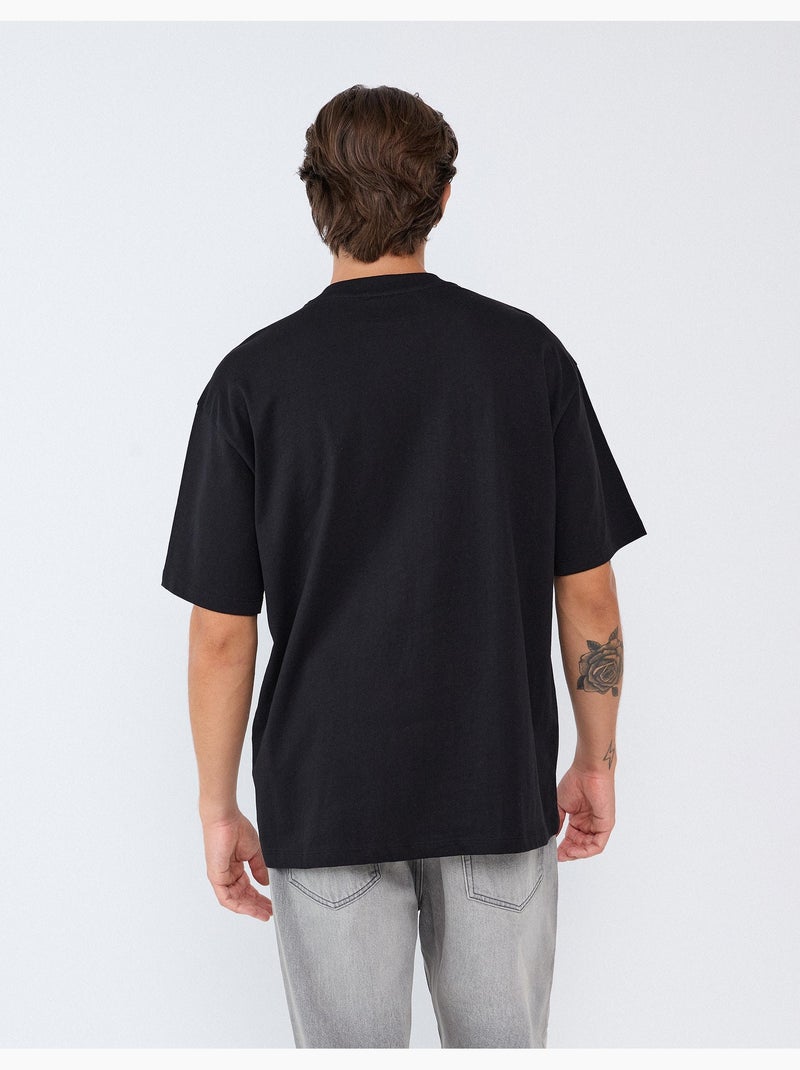 T-shirt 'loose fit', mo fashion Zwart - Kiabi