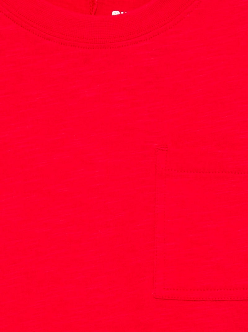 T-shirt loose fit Rood - Kiabi