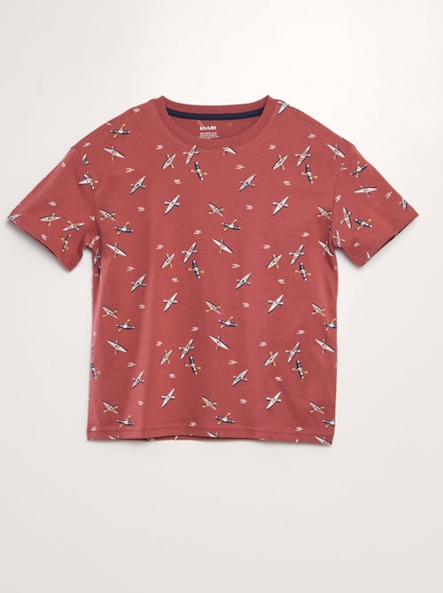 T-shirt loose imprimé - Kiabi