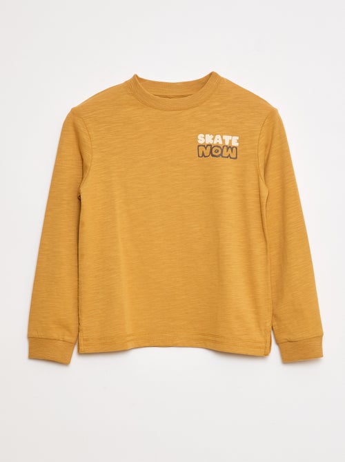 T-shirt loose imprimé skate - Kiabi