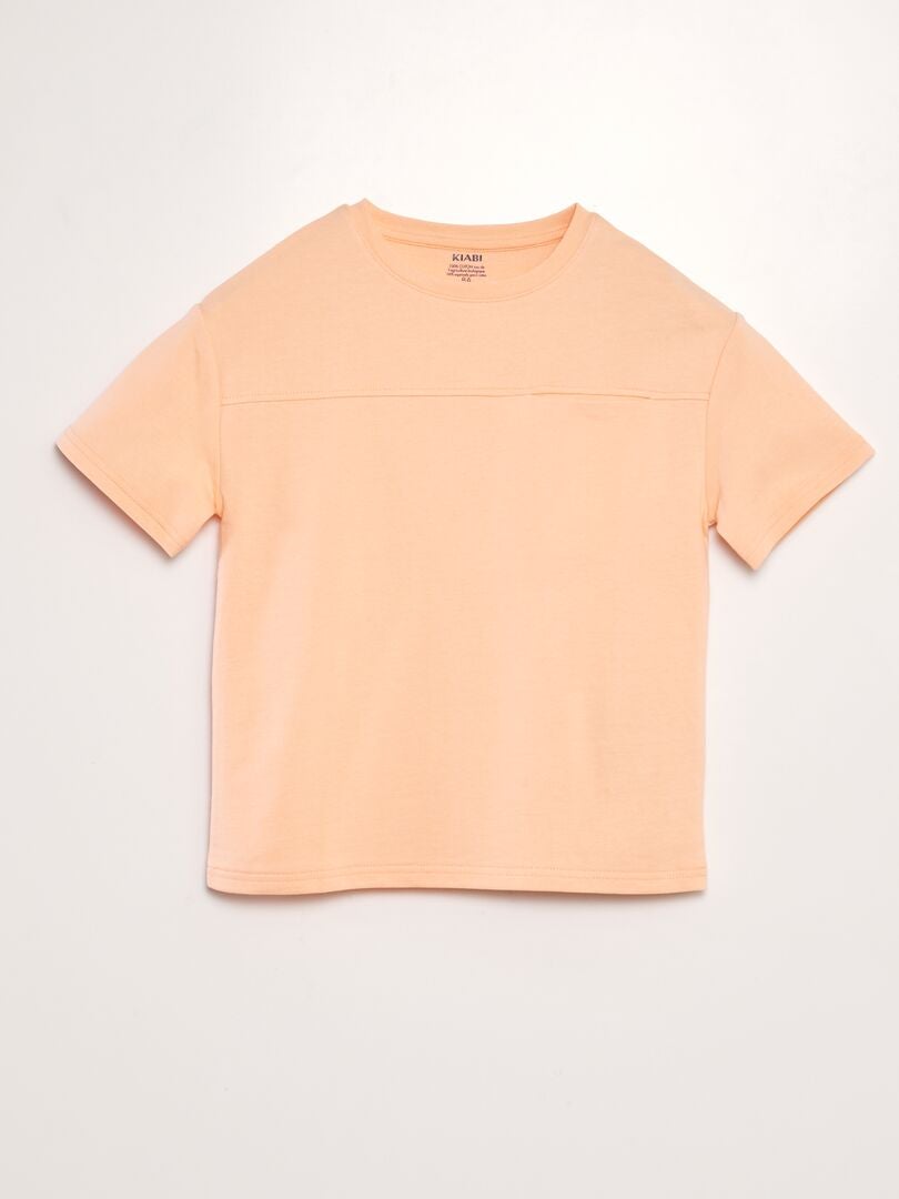 T-shirt loose Orange - Kiabi