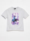 T-shirt loose 'Star Wars' GRIS - Kiabi