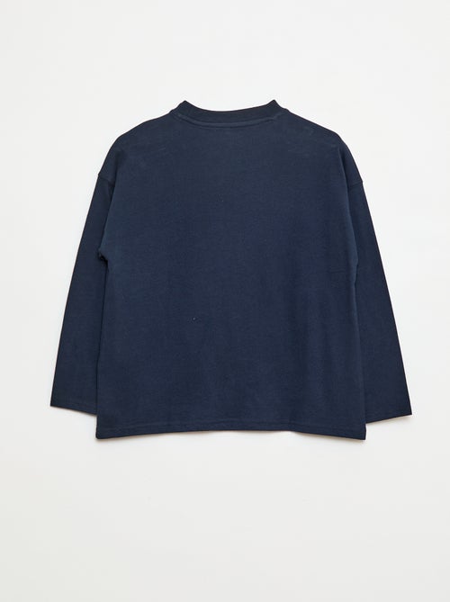 T-shirt loose uni - Kiabi