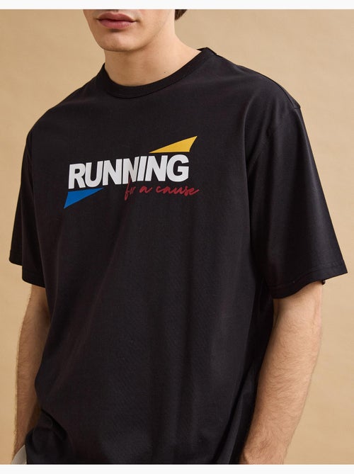 T-shirt lourd imprimé en jersey, MO Fashion - Kiabi