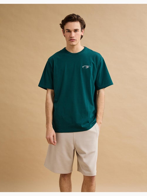 T-shirt lourd imprimé en jersey, MO Fashion - Kiabi