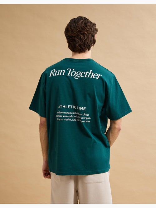 T-shirt lourd imprimé en jersey, MO Fashion - Kiabi