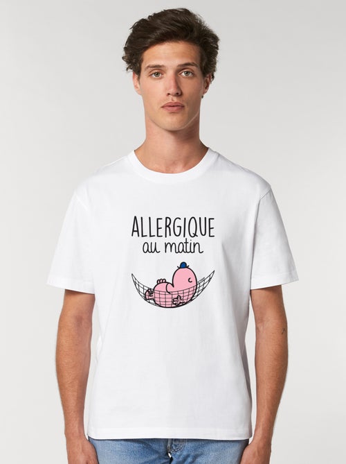 T-shirt Man - ALLERGIQUE AU MATIN - Kiabi T-shirt Man - ALLERGIQUE AU MATIN - Kiabi