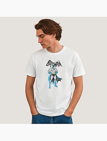 T-shirt Man - BATMAN GREY & BLUE