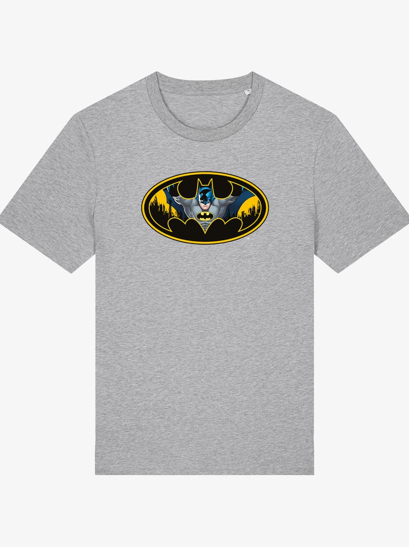 T-shirt Man - BATMAN LOGO COULEUR Gemêleerd grijs - Kiabi