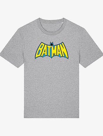 T-shirt Man - BATMAN LOGO YELLOW BLUE