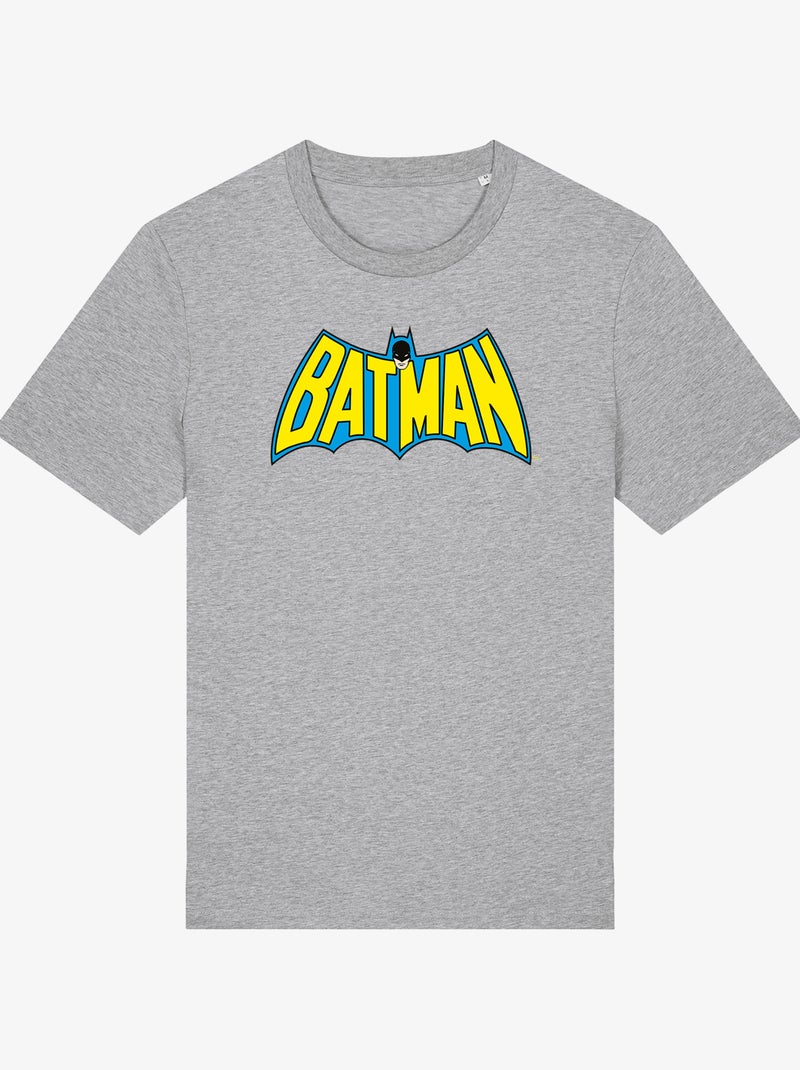 T-shirt Man - BATMAN LOGO YELLOW BLUE Gemêleerd grijs - Kiabi