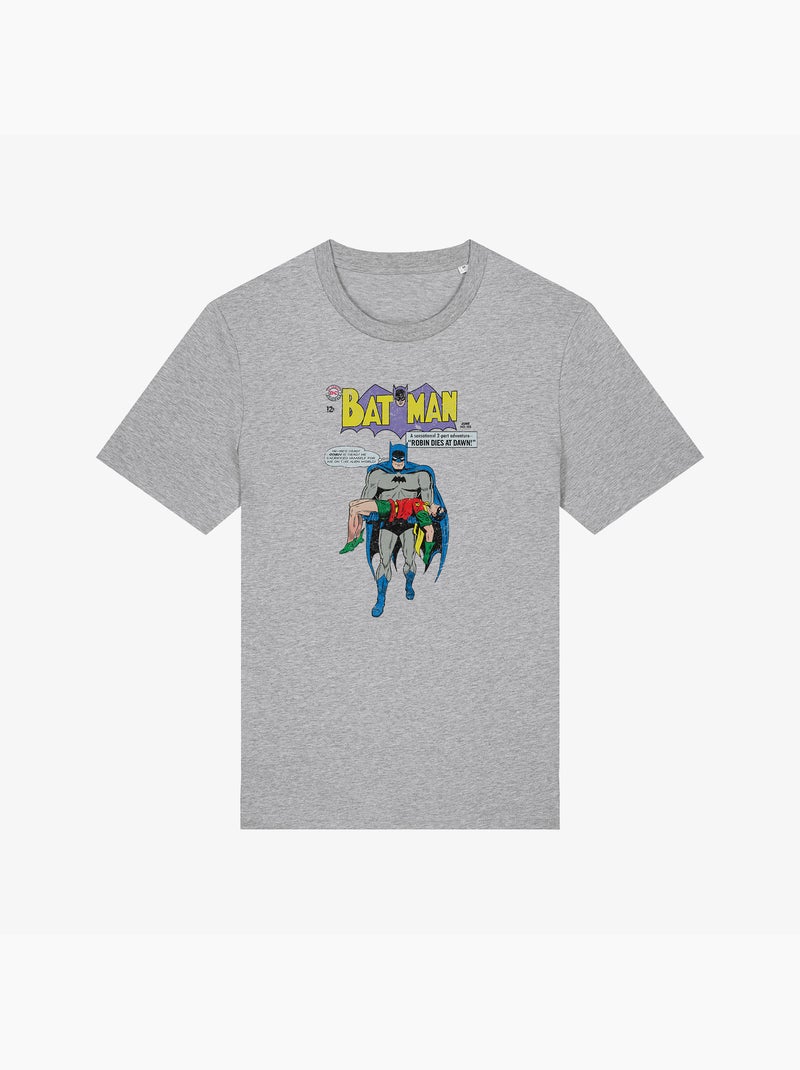 T-shirt Man - BATMAN & ROBIN Gemêleerd grijs - Kiabi