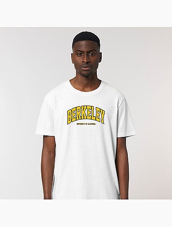 T-shirt Man - BERKELEY UNIVERSITY YELLOW