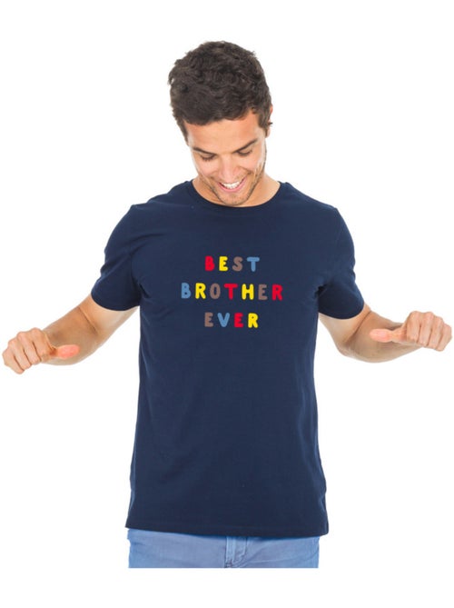 T-shirt Man - BEST BROTHER EVER COLORÉ WAF - Kiabi T-shirt Man - BEST BROTHER EVER COLORÉ WAF - Kiabi