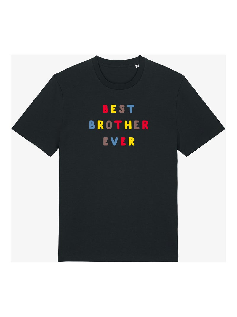 T-shirt Man - BEST BROTHER EVER COLORÉ WAF Zwart - Kiabi