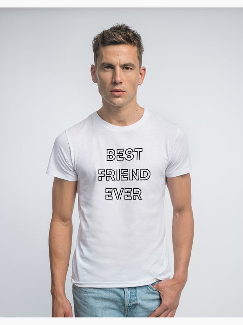 T-shirt Man - BEST FRIEND EVER - Kiabi T-shirt Man - BEST FRIEND EVER - Kiabi