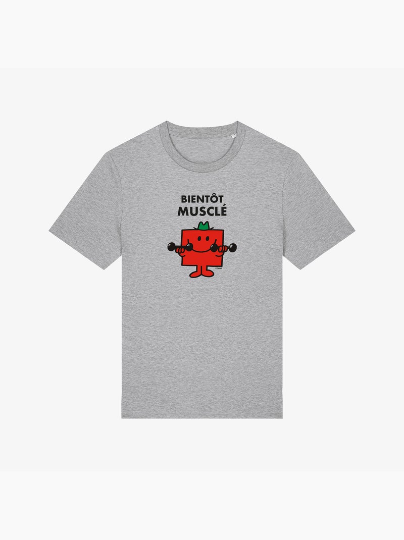 T-shirt Man - BIENTOT MUSCLE Gemêleerd grijs - Kiabi