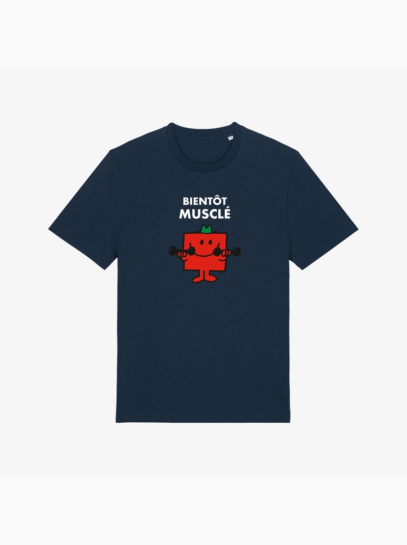 T-shirt Man - BIENTOT MUSCLE Marineblauw - Kiabi