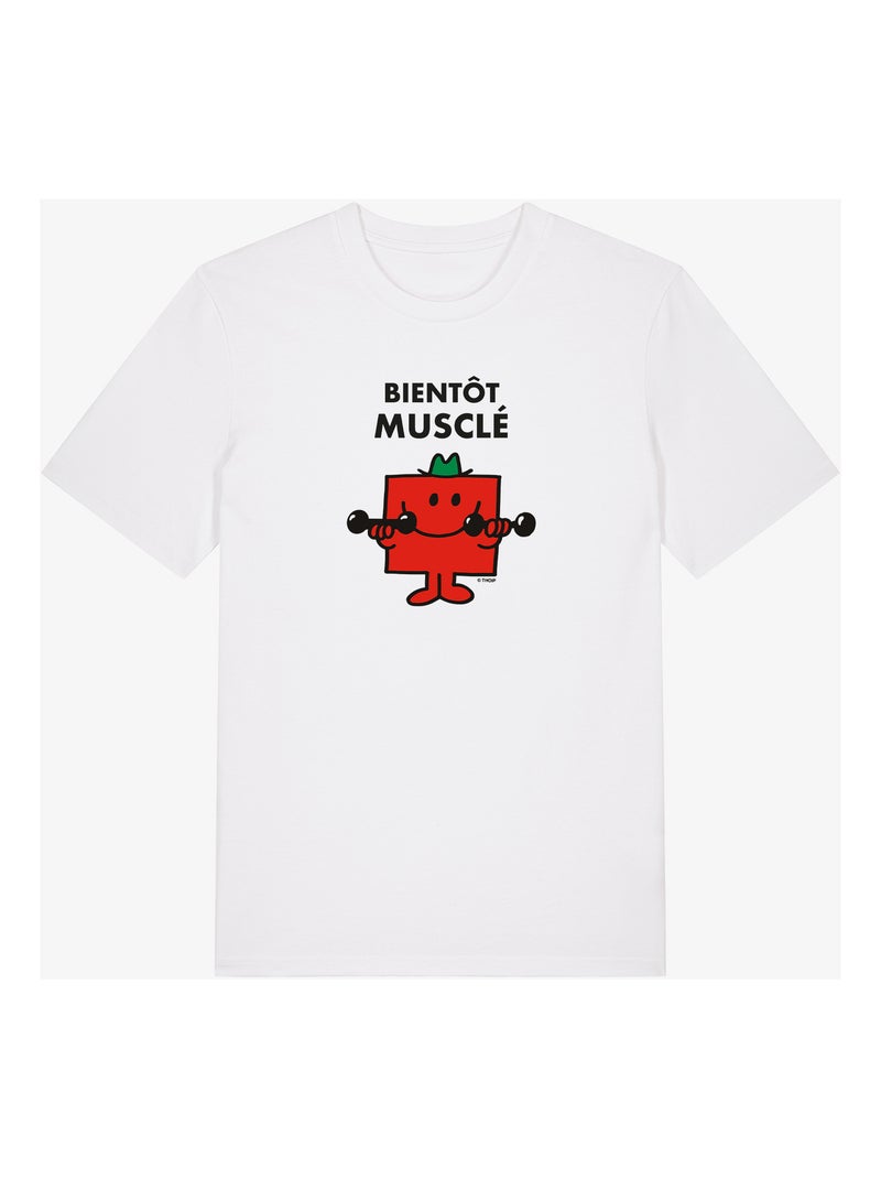 T-shirt Man - BIENTOT MUSCLE Wit - Kiabi